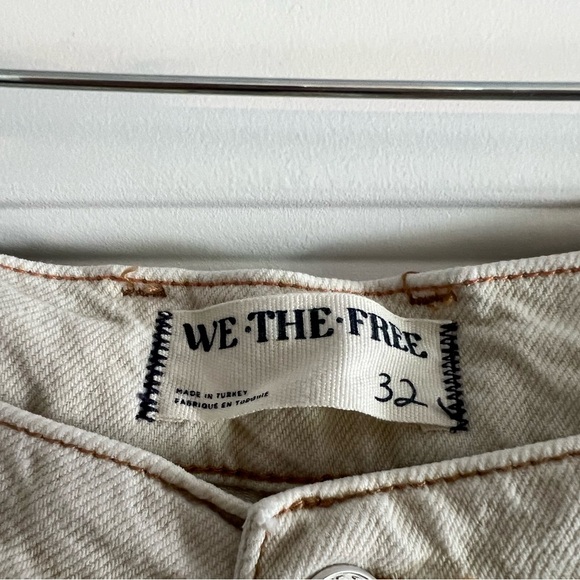 We The Free Off-White wide leg jeans - Picture 4 of 8